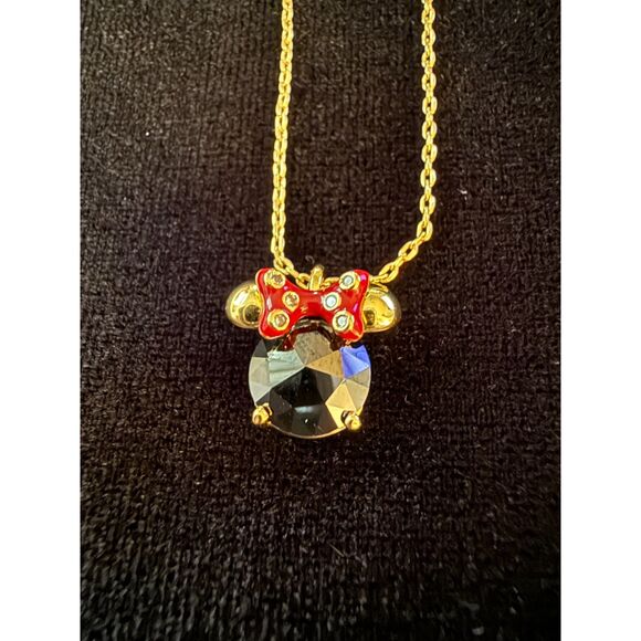NWT Kate Spade New York X Disney Minnie Pendant Necklace - Picture 1 of 8